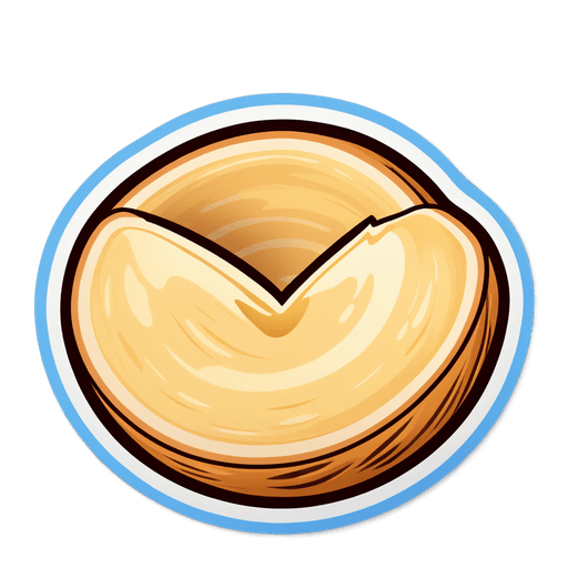 Almond Flour sticker illustration