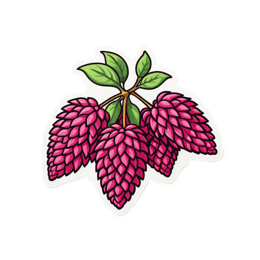 Amaranth sticker illustration
