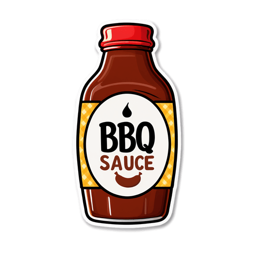 BBQ Sauce (Regular) sticker illustration