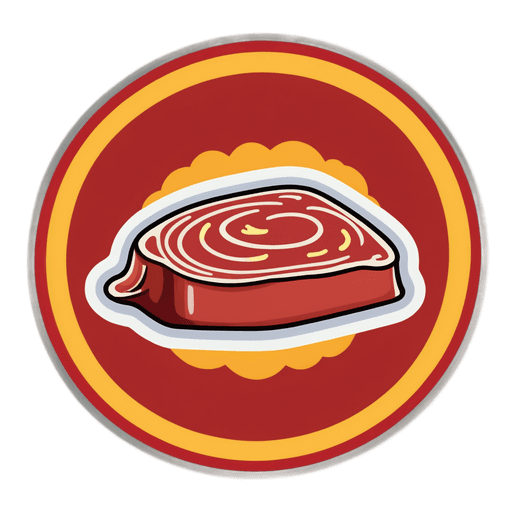 Beef Tallow sticker illustration