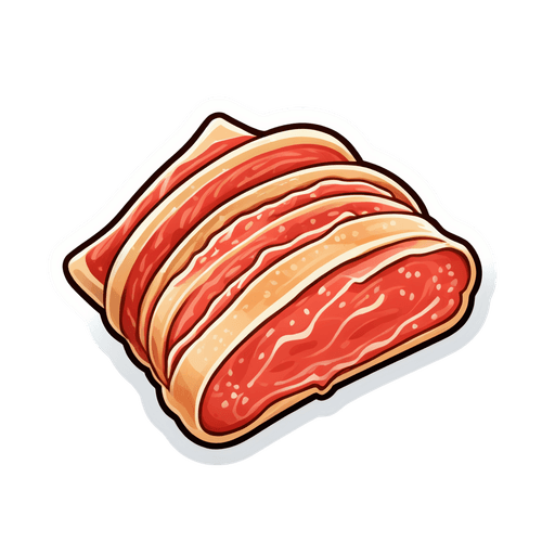Beef Tripe sticker illustration
