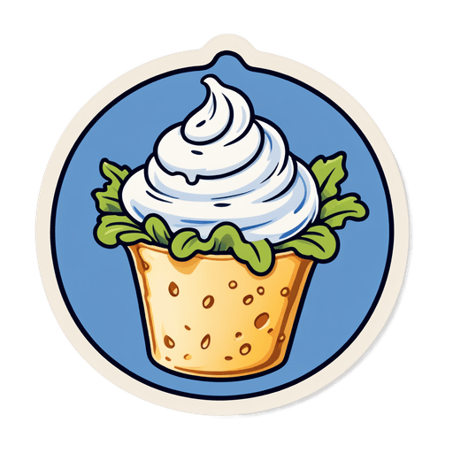 Blue Cheese Dressing sticker illustration