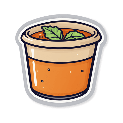 Bone Broth sticker illustration