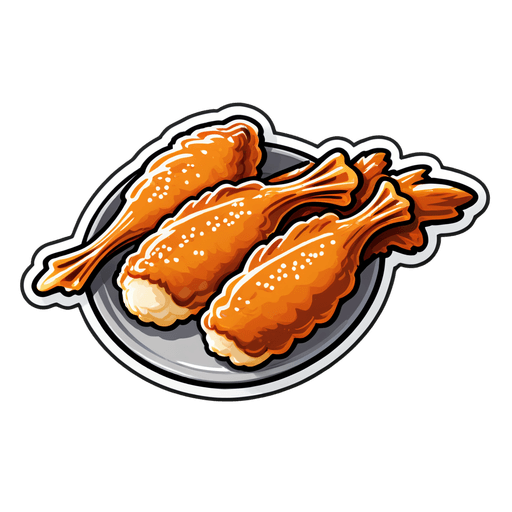 Chicken Wings sticker illustration