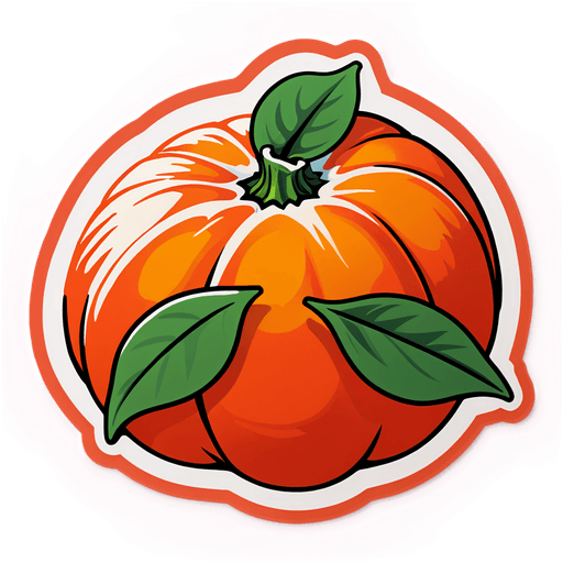 Clementine sticker illustration
