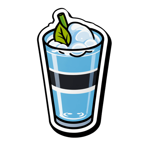 Club Soda sticker illustration