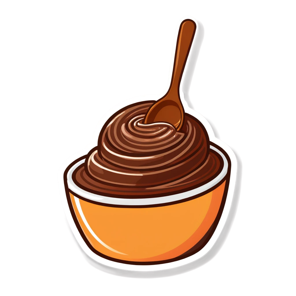 Cocoa Powder (Unsweetened) sticker illustration