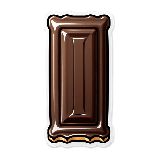 Dark Chocolate (85%) sticker illustration