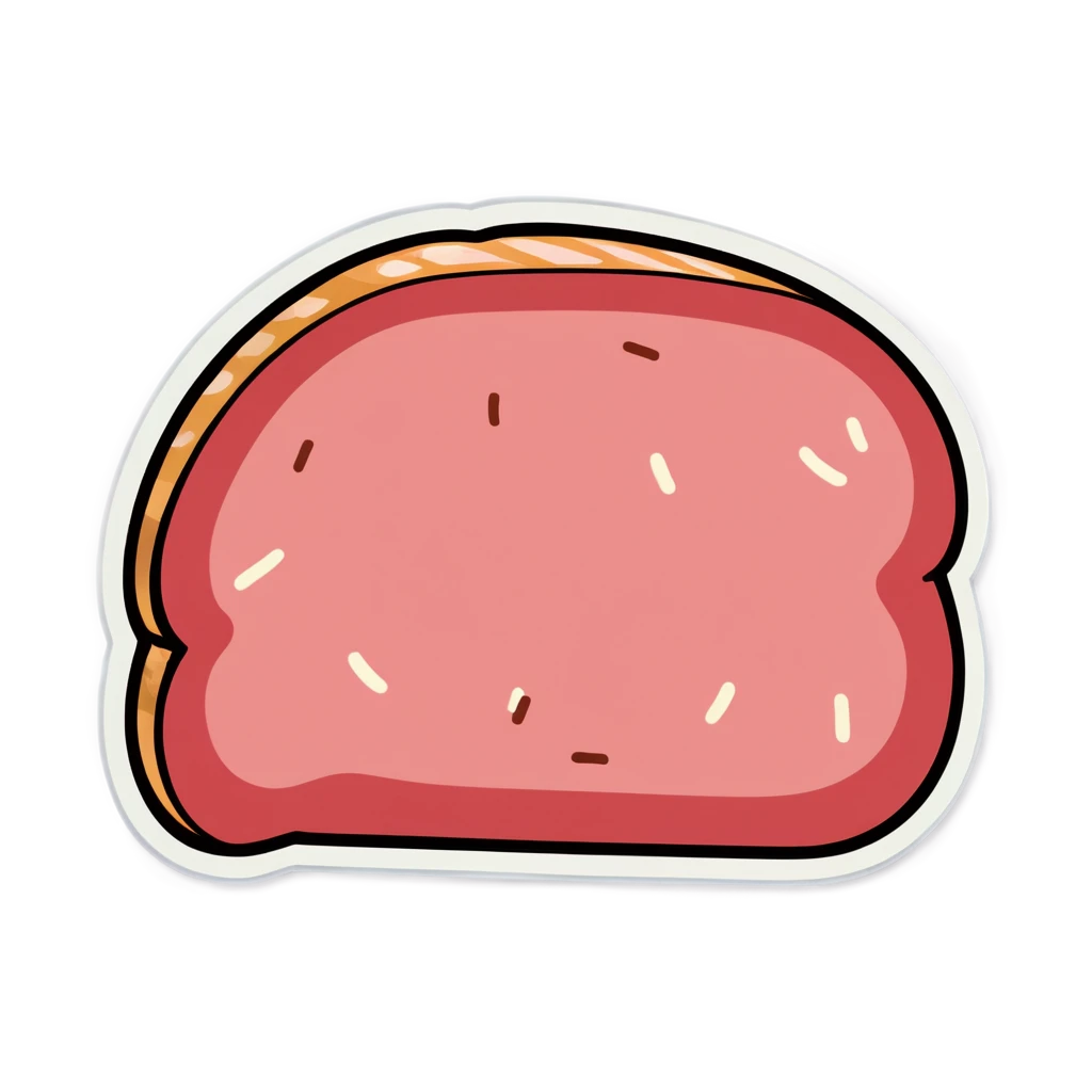 Deli Meat sticker illustration