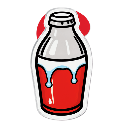 Diet Soda sticker illustration