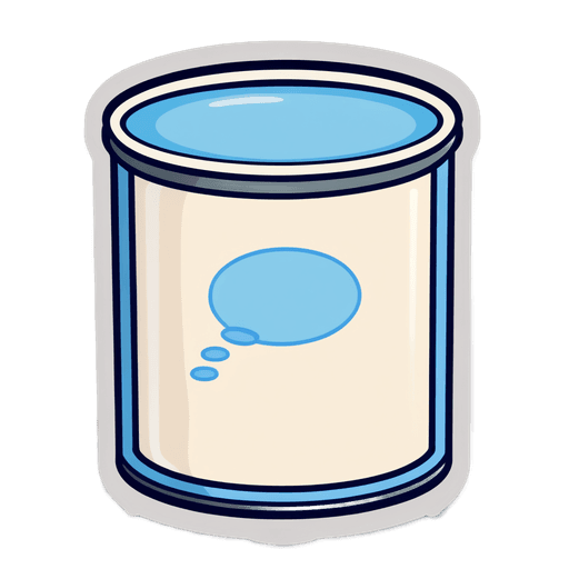 Dried Milk Powder sticker illustration