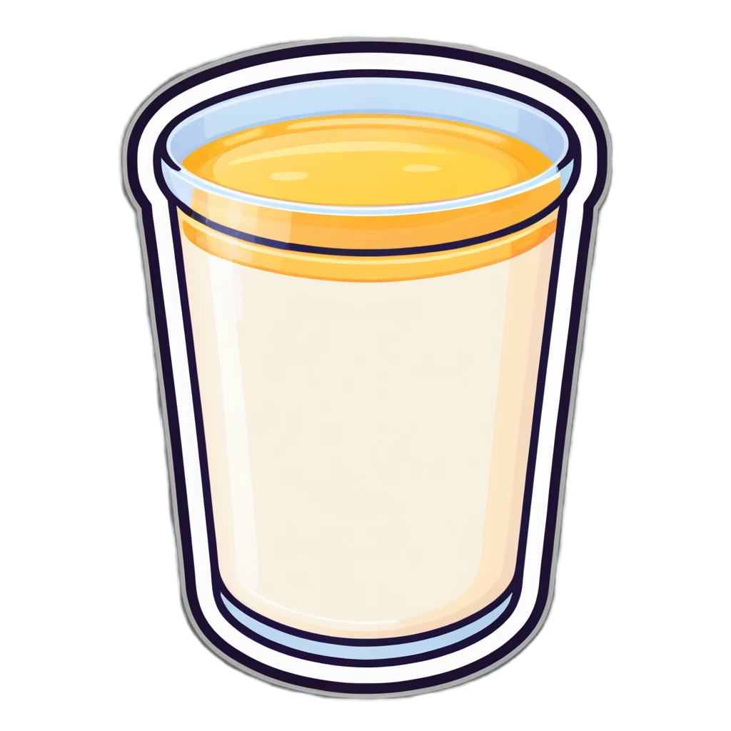 Evaporated Milk sticker illustration