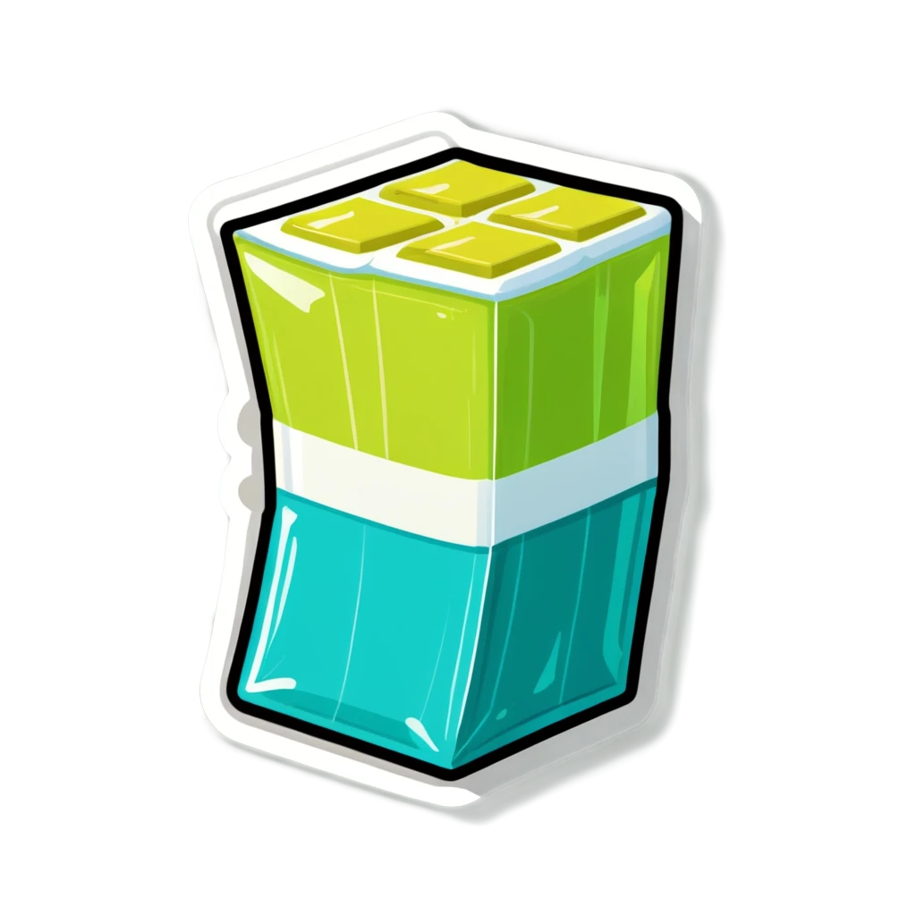 Gelatin (Unflavored) sticker illustration