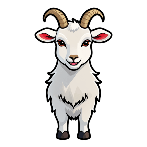 Goat Meat sticker illustration