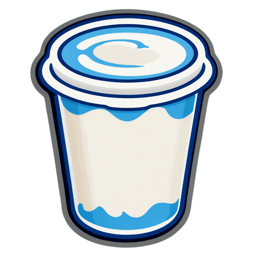 Greek Yogurt (Full Fat) sticker illustration
