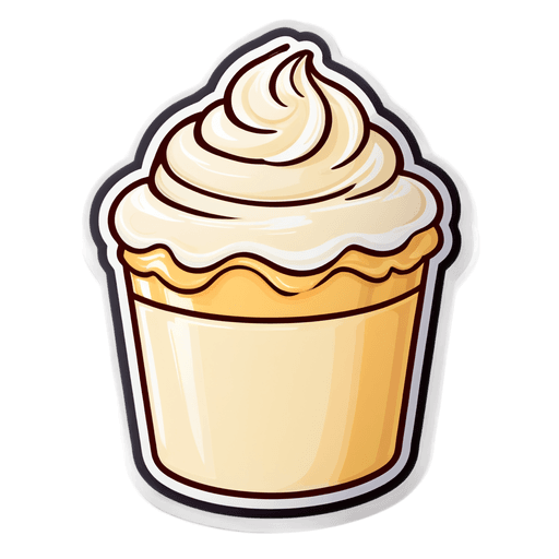 Heavy Cream sticker illustration