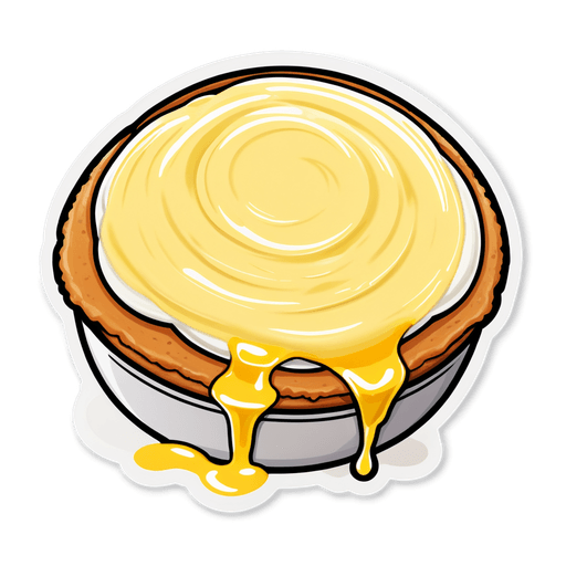 Hollandaise Sauce sticker illustration