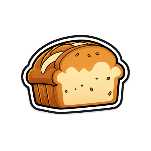 Keto Bread sticker illustration