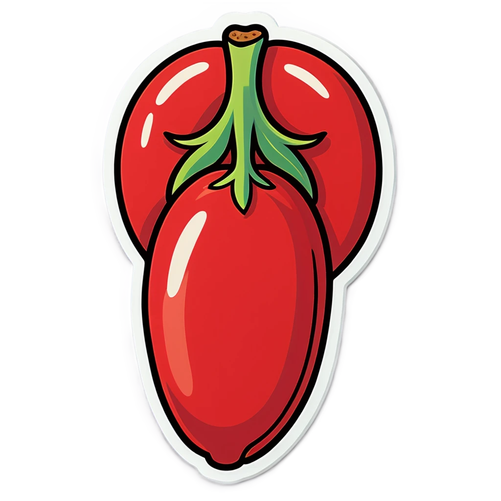 Kidney Beans sticker illustration
