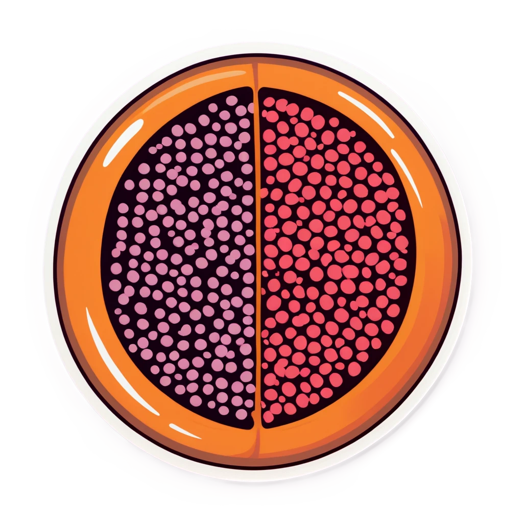 Lentils sticker illustration
