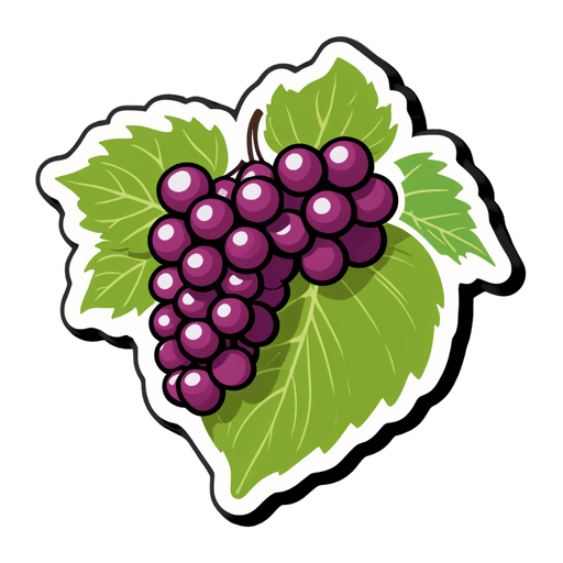 Mulberry sticker illustration