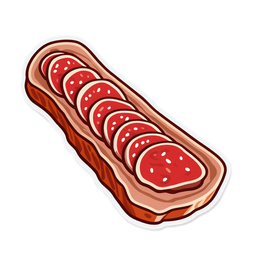 NY Strip Steak sticker illustration