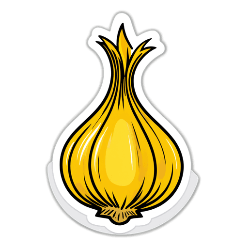 Onion (Yellow) sticker illustration
