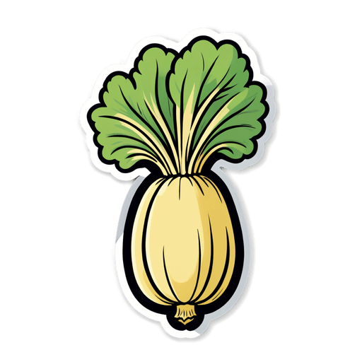 Parsnip sticker illustration