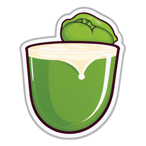Pea Milk (Unsweetened) sticker illustration
