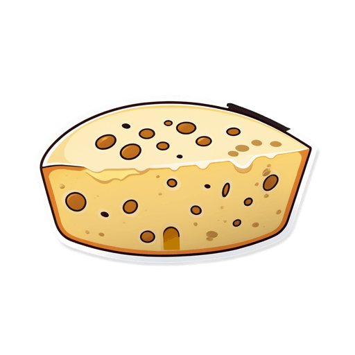 Pecorino Romano sticker illustration