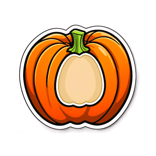 Pumpkin Seed Butter sticker illustration