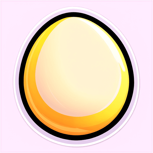 Quail Egg sticker illustration