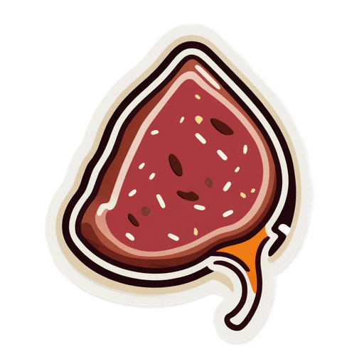Ribeye Steak sticker illustration