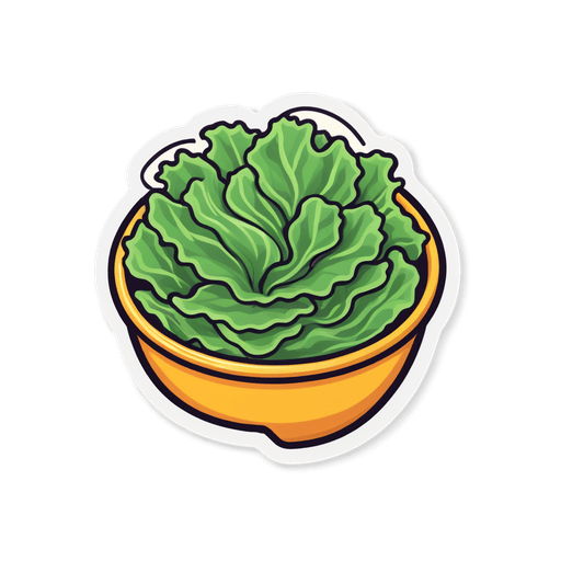 Seaweed Snacks sticker illustration