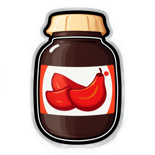 Low Sodium Soy Sauce sticker illustration