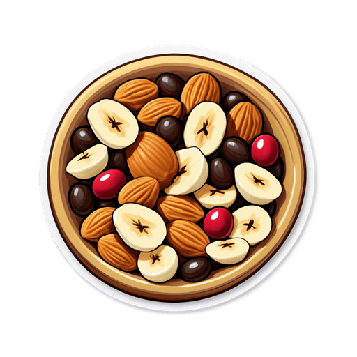Trail Mix (Low-Carb) sticker illustration