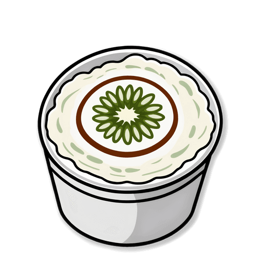 Tzatziki sticker illustration
