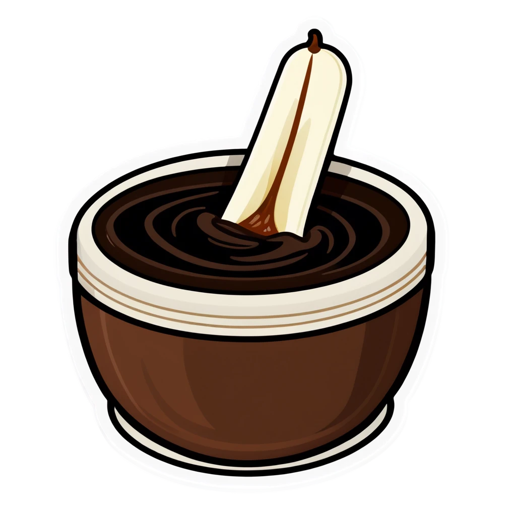 Vanilla Extract sticker illustration