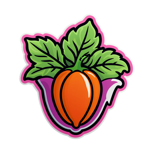 Vegetable Juice sticker illustration