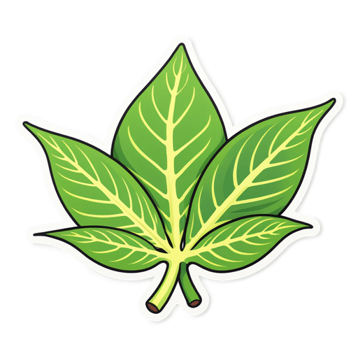Wasabi sticker illustration