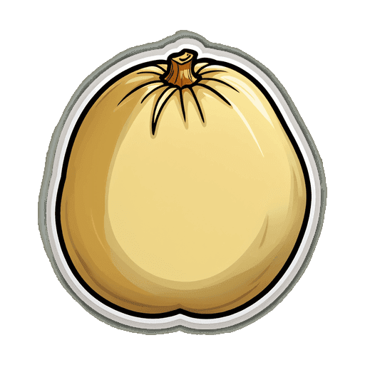 White Potato sticker illustration